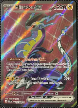 Miraidon ex 227/198 SV01: Scarlet & Violet Base Set Holo - Pokemon Card - Image 1