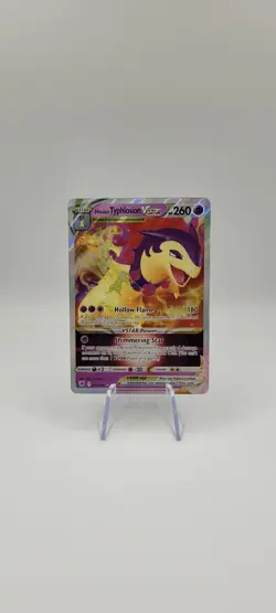 Pokemon TCG: Hisuian Typhlosion VSTAR 054/189 Astral Radiance Full Art Card NM - Image 1