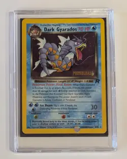 Vintage Dark Gyarados Holo Team Rocket 8/82 Prerelease Pokemon Card 2000 - Image 1