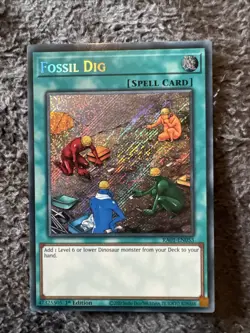 RA01-EN053 Fossil Dig :: Secret Rare 1st Edition YuGiOh Card 5063452095173 - Image 1