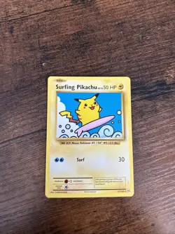 2016 Pokemon TCG Surfing Pikachu – Pokemon Card – Non Holo – NM 🔥🌊 - Image 1