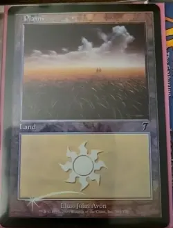 7th Edition MTG FOIL Plains (#344) Magic - Image 2