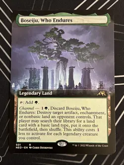 1x Boseiju Who Endures (501) Extended Art Kamigawa: Neon Dynasty NM MTG Magic x1 - Image 1