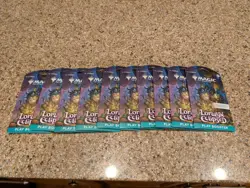 Lorwyn Eclipsed MTG Sleeved Booster Pack x10 🔥Insta & Secure Shipping - Image 1