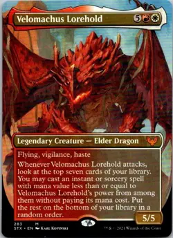 MTG Magic The Gathering Velomachus Lorehold Strixhaven Played See Scan - Image 1