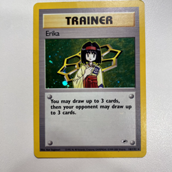 Erika 016/132 Gym Heroes Holo LP - Pokemon Trading Card Game - Image 1