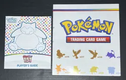 SCARLET & VIOLET 151 Players Guide & Poster SNORLAX Cover ETB Booklet Pokemon - Image 1