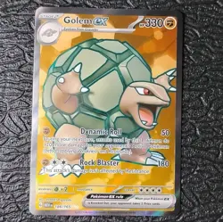 Pokemon TCG Golem ex 189/165 Sv: Scarlet & Violet 151 Ultra Rare Holo Near Mint+ - Image 1