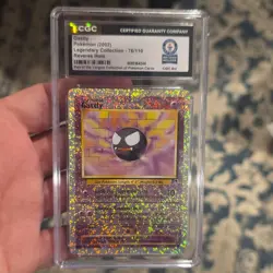Pokemon Gastly 76/110 Legendary Collection Reverse Holo CGC 2002 - Image 1