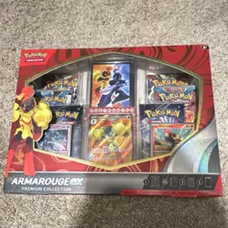 Pokemon TCG Armarouge ex Premium Collection Kit Promo Cards Sleeves Included - Image 1