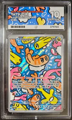 ⭐ACE 10 Tatsugiri 186/167 ⭐Twilight Masquerade Pokemon - Image 1