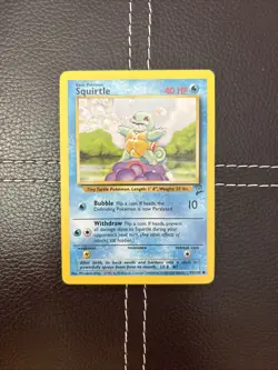 Pokemon TCG - Squirtle - 93/130 - Base Set 2 - LP Common (2000) - Image 1