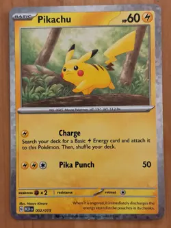 Pikachu 002/015 Holo LP - McDonald's Dragon Discovery 2024 - Pokemon TCG - Image 1