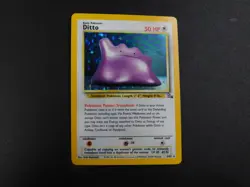 Ditto 3/62 Holo Rare Unlimited Fossil Pokemon - Image 3