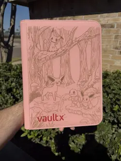pokemon Laser Engraved 9 Pocket Eevee | Squirtle Binder Made To Order - Image 2