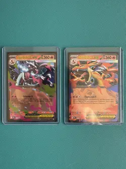 Pokemon TCG Mega Charizard x EX 029 & Mega Charizard Y Ex 030 Promo - Image 1