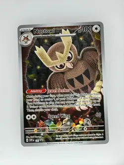 2023 Pokemon Scarlet & Violet Noctowl 141 NM - Image 1