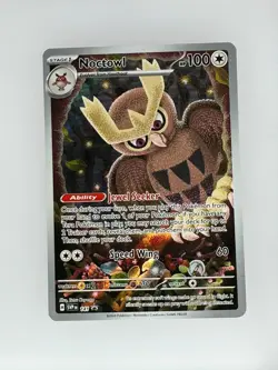 2023 Pokemon Scarlet & Violet Noctowl 141 NM - Image 1