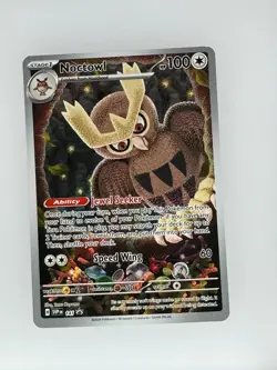 2023 Pokemon Scarlet & Violet Noctowl 141 NM - Image 1