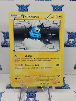 Thundurus 35/98 - Emerging Powers - Holo - Pokemon LP - Image 1