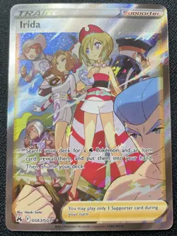 Pokemon Irida Full Art Holo GG63/GG70 Crown Zenith Galarian Gallery Trainer NM - Image 1