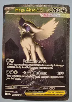 Pokemon TCG Mega Absol EX 180/132 Special Illustration Rare Mega Evolution - Image 1