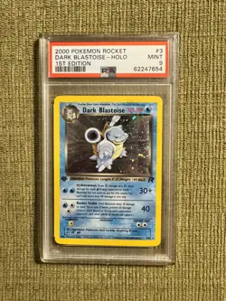 2000 POKEMON ROCKET 1ST EDITION DARK BLASTOISE-HOLO PSA 9 - Image 1
