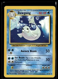 Pokemon TCG Base Set #025/102 Dewgong - Image 1