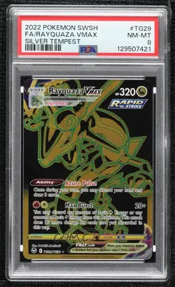 Full Art - Rayquaza VMAX Pokemon Sword & Shield Silver Tempest Trainer Gallery - Image 1