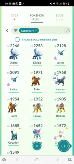 Pokemon Go (Stage 44 ) Shiny Kyurem ( 13 Legendary ) - Image 4