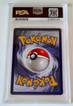 1999 POKEMON HITMONLEE HOLO #7/62 FOSSIL BASE PSA 8 NM-MT - Image 2