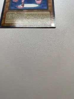 Yugioh Necroface Super Rare Limited Edition CRMS-ENSE1 Heavy Played - Image 2