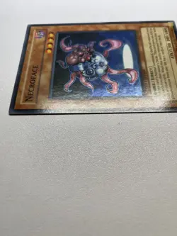 Yugioh Necroface Super Rare Limited Edition CRMS-ENSE1 Heavy Played - Image 5