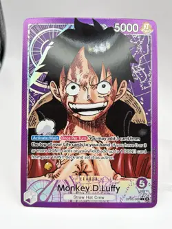 Monkey D. Luffy OP05-060 NM Alt Art Awakening of the New Era One Piece English - Image 3