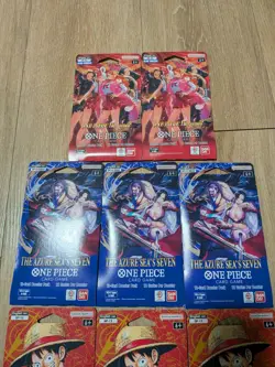 ONE PIECE Sleeved Booster Pack LOT OF 8 BRAND NEW SEALED - EB-03 - OP-14 - OP-13 - Image 2