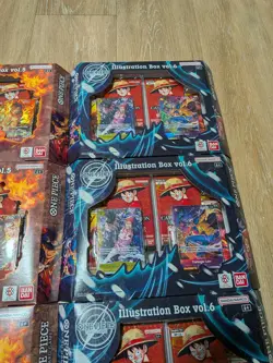 One Piece TCG Illustration Box Vol 5 and Vol 6 Lot - Factory Sealed OP13 PRB02 - Image 3