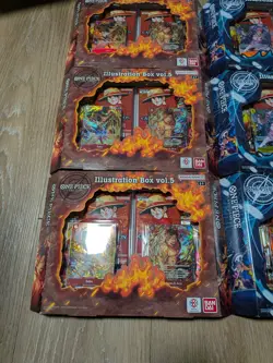 One Piece TCG Illustration Box Vol 5 and Vol 6 Lot - Factory Sealed OP13 PRB02 - Image 4
