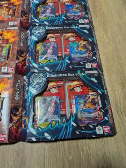 One Piece TCG Illustration Box Vol 5 and Vol 6 Lot - Factory Sealed OP13 PRB02 - Image 5