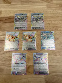 Pokemon Prismatic Evolutions EX Card Lot Holos Umbreon Eevee Sylveon Vaporeon NM - Image 1