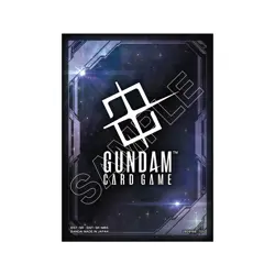 Gundam Card Game Official Card Sleeves (70) EX Space Black Bandai Card Fest - Image 1