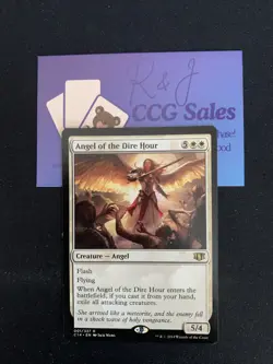 MTG - Angel of the Dire Hour - Commander 2014 - LP, English Magic FLAT RATE SHIP - Image 1