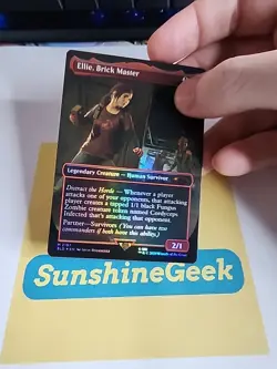 Ellie, Brick Master (Rainbow Foil) Secret Lair Drop Foil - Image 2