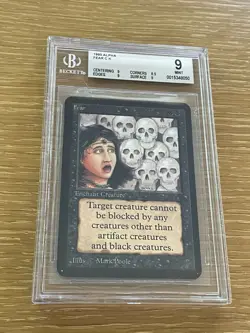 MTG Alpha Fear BGS 9 Mint - Image 1