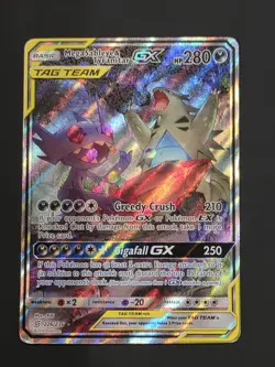 Pokemon Mega Sableye & Tyranitar GX TAG TEAM Holo Card 226/236 Unified Minds 20… - Image 1