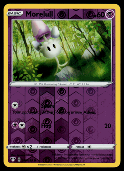 Pokemon Card - SWSH - Darkness Ablaze Morelull 079/189 Reverse Holo - NM - Image 1