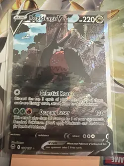 Regidrago V ⭐ 184/195 Holo Rare Ultra Silver Tempest 2022 Pokemon NM - Image 1