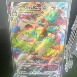 Pokemon Snorlax VMAX Ultra Rare 142/202 Swsh01 Sword & Shield Holo Full Art - Image 1