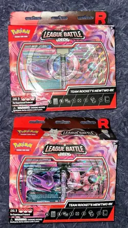 LOT OF 2 Pokemon Team Rocket's Mewtwo ex League Battle Deck FACTORY SEALED X2 - Image 1