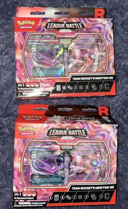 LOT OF 2 Pokemon Team Rocket's Mewtwo ex League Battle Deck FACTORY SEALED X2 - Image 3
