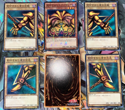 YuGiOh Exodia the Forbidden One Complete Set Millenium Rare MB01-JP004 5/6/7/8 - Image 2